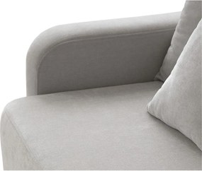 Divano beige allungabile con contenitore 231 cm Elen – Micadoni