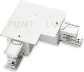Link 3-phase trim on-off giunto a l interno right bianco