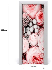 Sticker porta Mazzo di fiori 75x205 cm