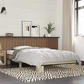 Giroletto Rovere Sonoma 75x190cm İn Legno Multistrato E Metallo /