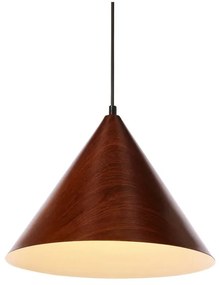 Lampada a sospensione marrone scuro con paralume in metallo ø 32 cm Dunca - Candellux Lighting