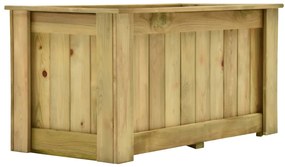 Fioriera Rialzata 100x50x50 Cm İn Legno Di Pino Impregnato /