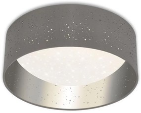 Briloner 3482014 - Lampada LED da soffitto STARRY LED/12W/230V grigio/argento