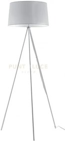 Piantana marilyn con paralume in tessuto bianca 1 luce attacco e27 ...