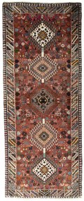 Shiraz Tappeto persiano 190 x 80 Rosso (Iran) Annodato A Mano