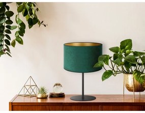 Duolla - Lampada da tavolo ROLLER 1xE14/15W/230V diametro 20 cm verde scuro/oro