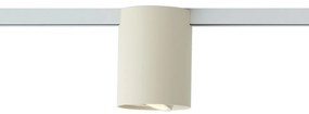 Faretto moderno beige per sistema a binario monofase - Iconic Rondoo Up