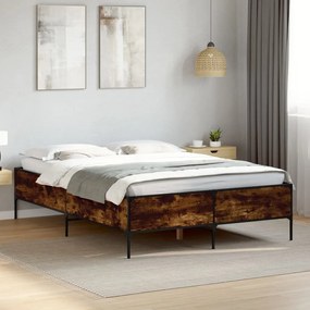 Giroletto rovere fumo 140x200 cm in legno multistrato metallo