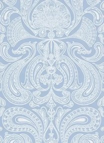 Malabar - Designtapete von Cole and Son - Hellblau/ Weiß