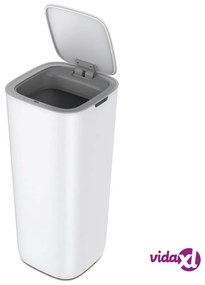 EKO Pattumiera con Sensore Smart Morandi 30 L Bianca