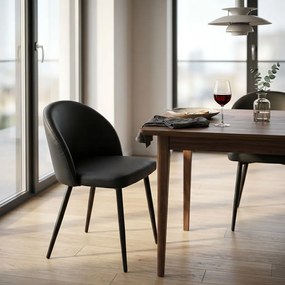 PRINCE - poltrona imbottita per sala da pranzo in ecopelle