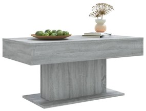 Tavolino da salotto grigio sonoma 96x50x45 cm legno multistrato