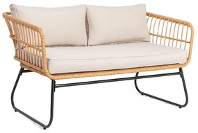 Seduta da giardino in rattan artificiale Vistdal - Bonami Essentials