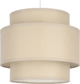 Brilagi - Lampadario a sospensione con cavo RESNA 3xE27/60W/230V Ø 45 cm beige