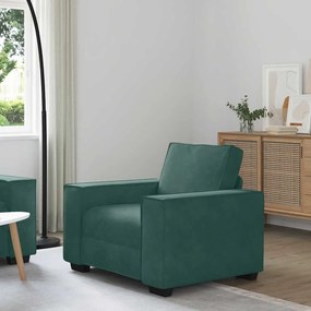 Divano Sedia Verde Scuro 60 Cm Velluto /