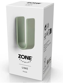 Gancio da parete verde polveroso in metallo Ume – Zone