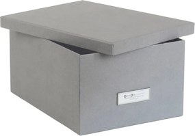 Set di 3 scatole portaoggetti grigie Inge - Bigso Box of Sweden
