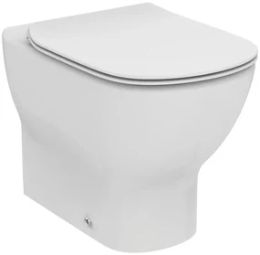 Vaso WC parete e pavimento IDEAL STANDARD tesi, sedile incluso P 55.5 x L 36.5 x H 44.5 cm bianco