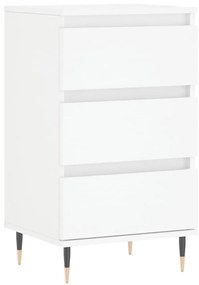 Credenza bianca 40x35x70 cm in legno multistrato