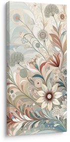 Quadro su tela – Fiori delicati in sfumature pastello