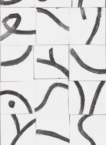 Coordonne Carta da parati Cubic Routes - Ice