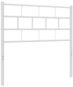 Testiera in metallo bianco 107 cm