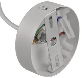 Lampadario a sospensione con filo BAMBOO 1xGU10/10W/230V bianco