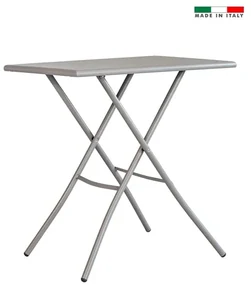 Tavolo da pranzo per giardino Gaia FIAM struttura e superficie in Acciaio marrone per 2 persone 70x50cm