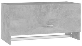 Armadio grigio cemento 70x32,5x35 cm in truciolato