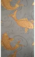Tapete Derwent von Osborne and Little - Gold/ Taupe