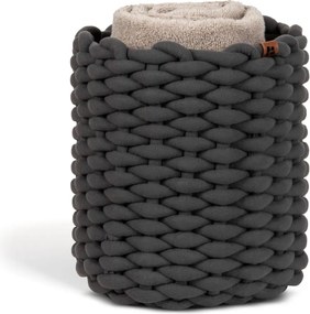 Cesto in tessuto ø 25x25 cm Peach Skin Round M – Bigso