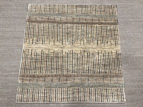 Loribaft Tappeto 100x110 Beige (Iran) Annodato A Mano