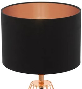 Eglo 95787- Lampada da tavolo CARLTON 2 1xE14/60W/230V