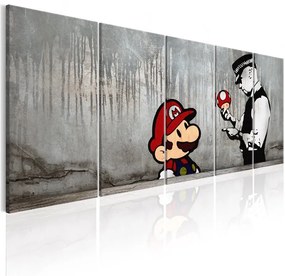 Quadro Mario Bros on Concrete