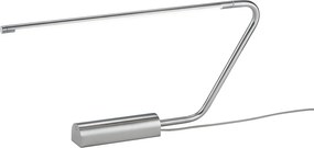 Lampada da tavolo LED argentata (altezza totale 33 cm) Olea – Trio Select