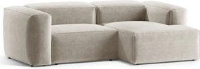 Divano angolare beige (con penisola a destra/con chaise lounge) Bergamo – Cosmopolitan Design