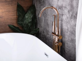 Rubinetto per vasca freestanding color rame TUGELA Beliani