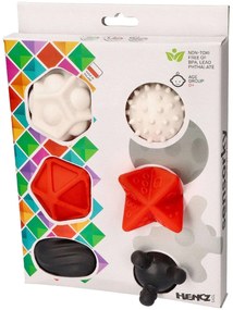 Mom’s Care - palline sensoriali 6 pezzi - bianco e nero