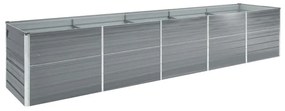 Letto Rialzato İn Acciaio Zincato 400x80x77 Cm Grigio /