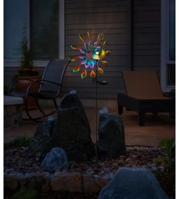 Globo 36017 - Decorazione solare LED/0,06W/3V IP44 pavone