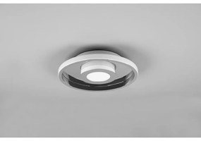 Apparecchio da soffitto in metallo LED in argento lucido ø 30 cm Ascari - Trio