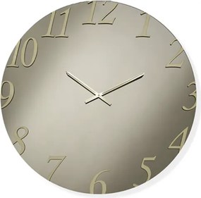 Orologio D80 cm rotondo in cristallo Bronzo e numeri Oro - AUSTIN