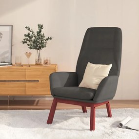 Sedia Relax Grigio Scuro İn Tessuto /