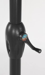 Ombrellone da Giardino Ø3 m Palo Ø46 mm in Alluminio Telo in Poliestere Ecrù...