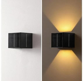 Brilagi - Applique a LED solare SOLAR CUBE LED/2W/3,2V 1300 mAh IP54