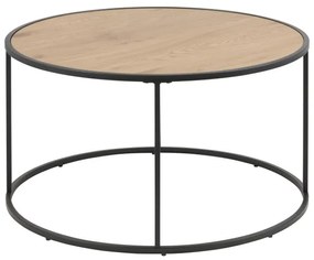 Tavolino SARON quercia/nero