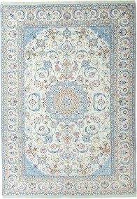 Nain Tappeto 240x350 Beige (Iran) Annodato A Mano