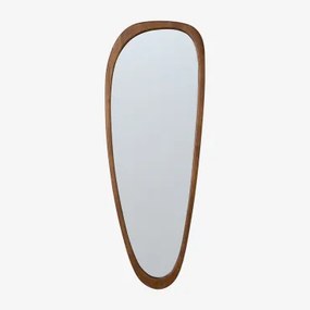 Specchio Da Parete In Legno Di Rovere (60x165 Cm) Arbidel Legno Scuro - Sklum