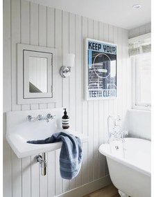 Elstead FE-HUGOLAKE1BATH - Luce da bagno a LED HUGOLAKE 1xG9/3W/230V IP44