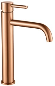 Rubinetto da lavabo Rea Lungo Brush Copper high